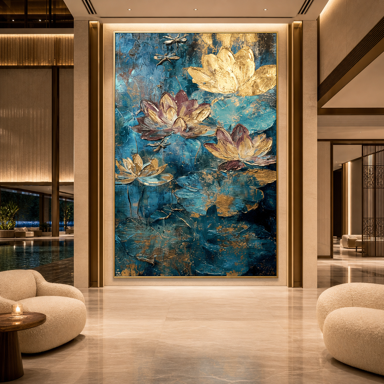 AVIORART Temple of Petals Wall Art Canvas