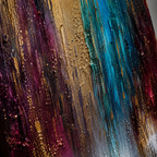 AVIORART Falling Jewels Wall Art Canvas