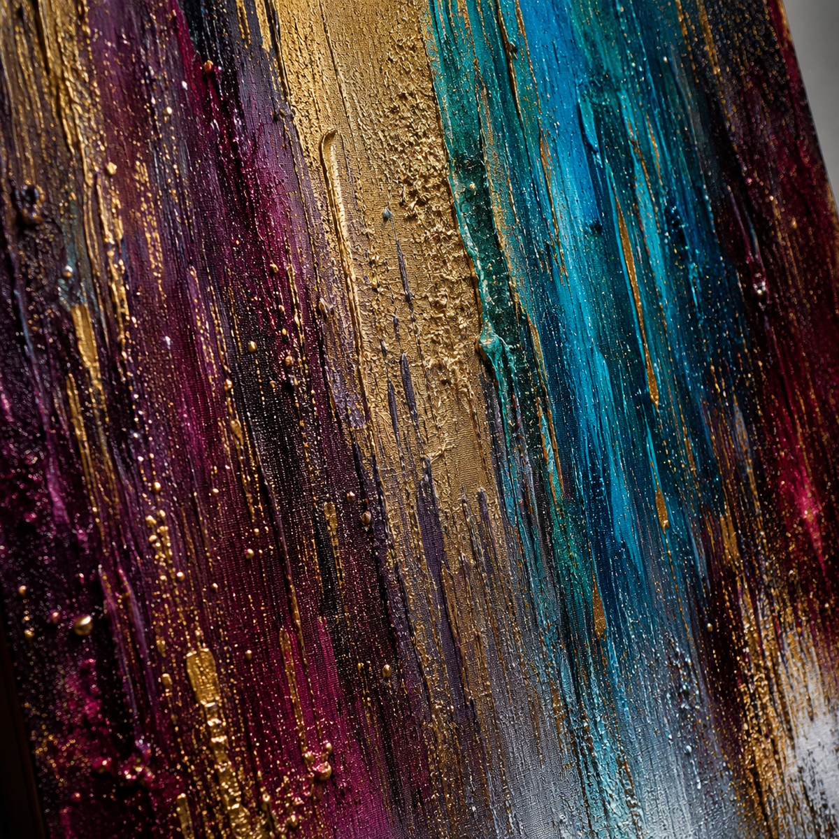 AVIORART Falling Jewels Wall Art Canvas