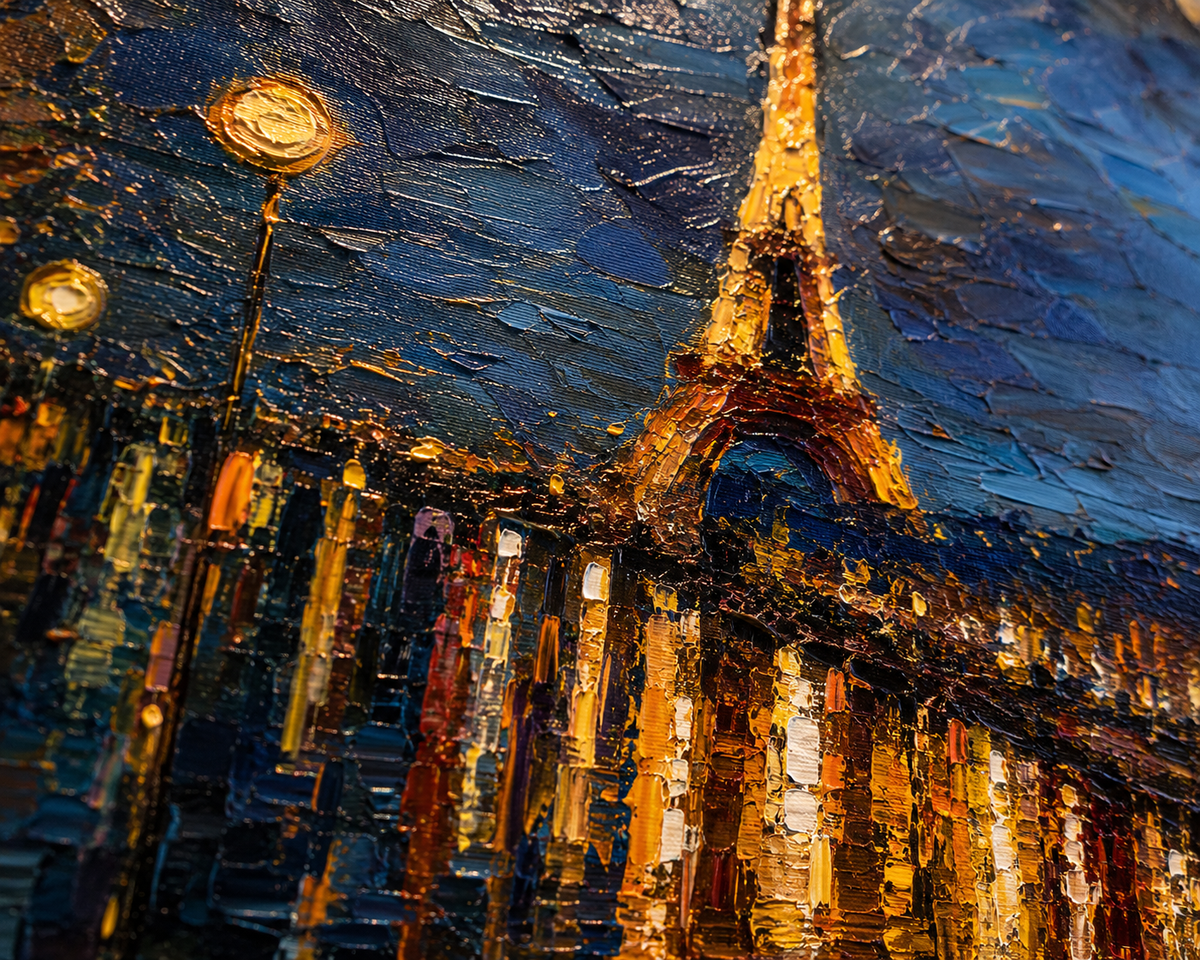 AVIORART Paris After Dark Wall Art Canvas