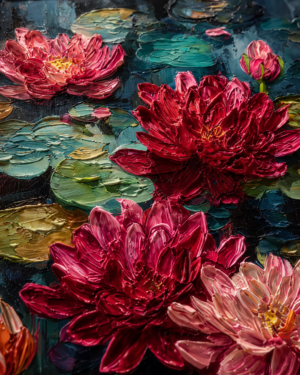 AVIORART Jewel Pond Wall Art Canvas