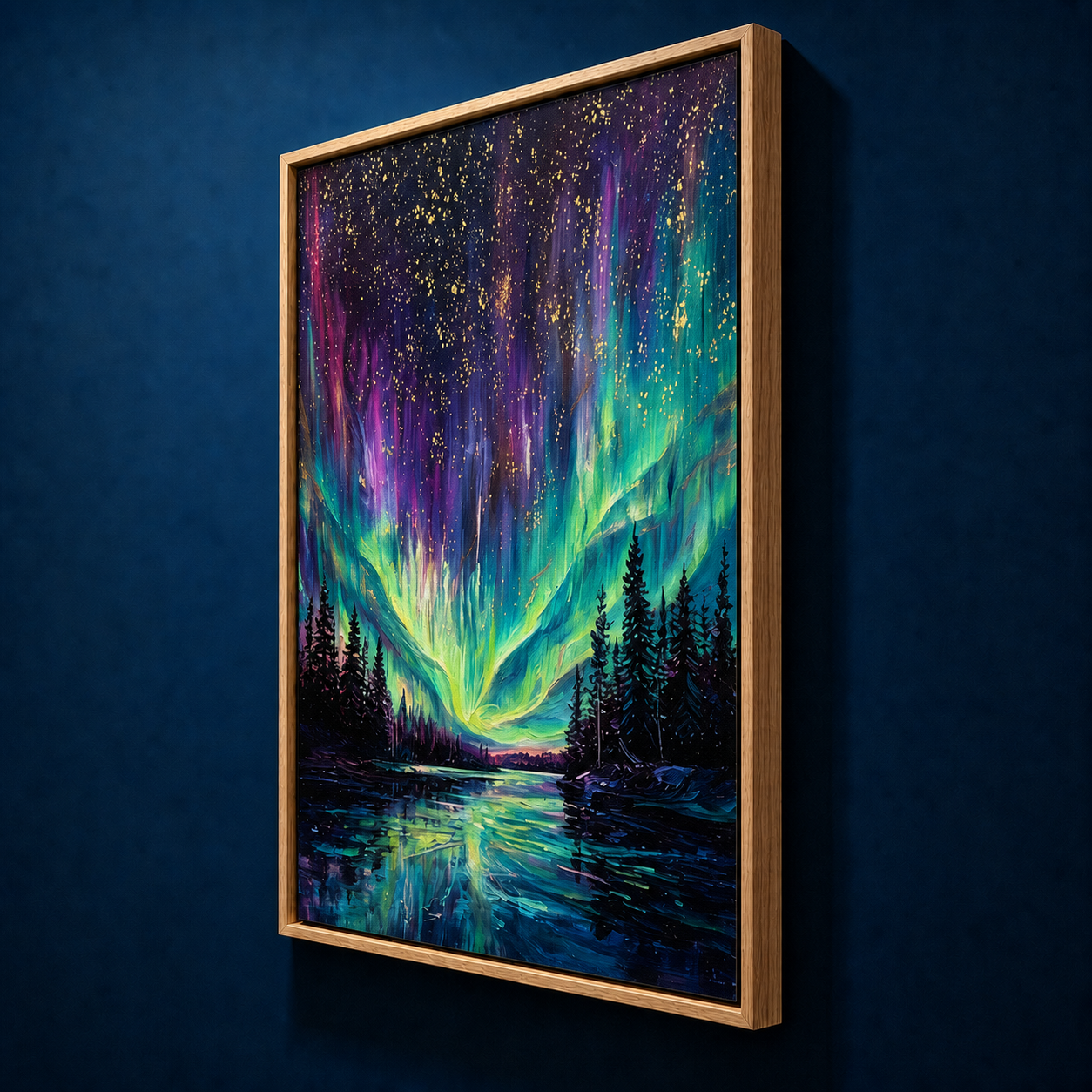 AVIORART The Glowing Lake Wall Art Canvas