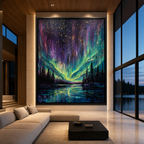 AVIORART The Glowing Lake Wall Art Canvas