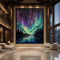 AVIORART The Glowing Lake Wall Art Canvas