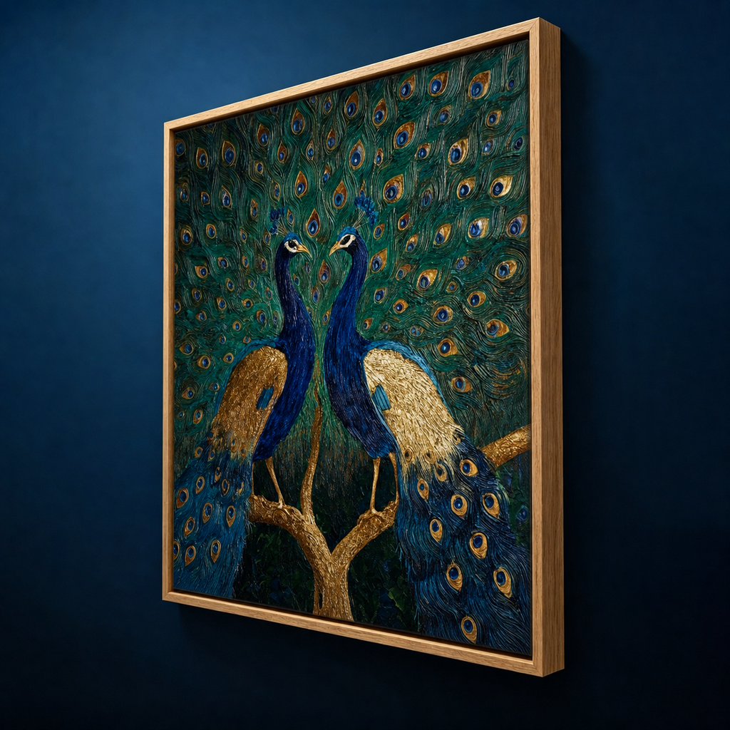 AVIORART The Golden Display Wall Art Canvas