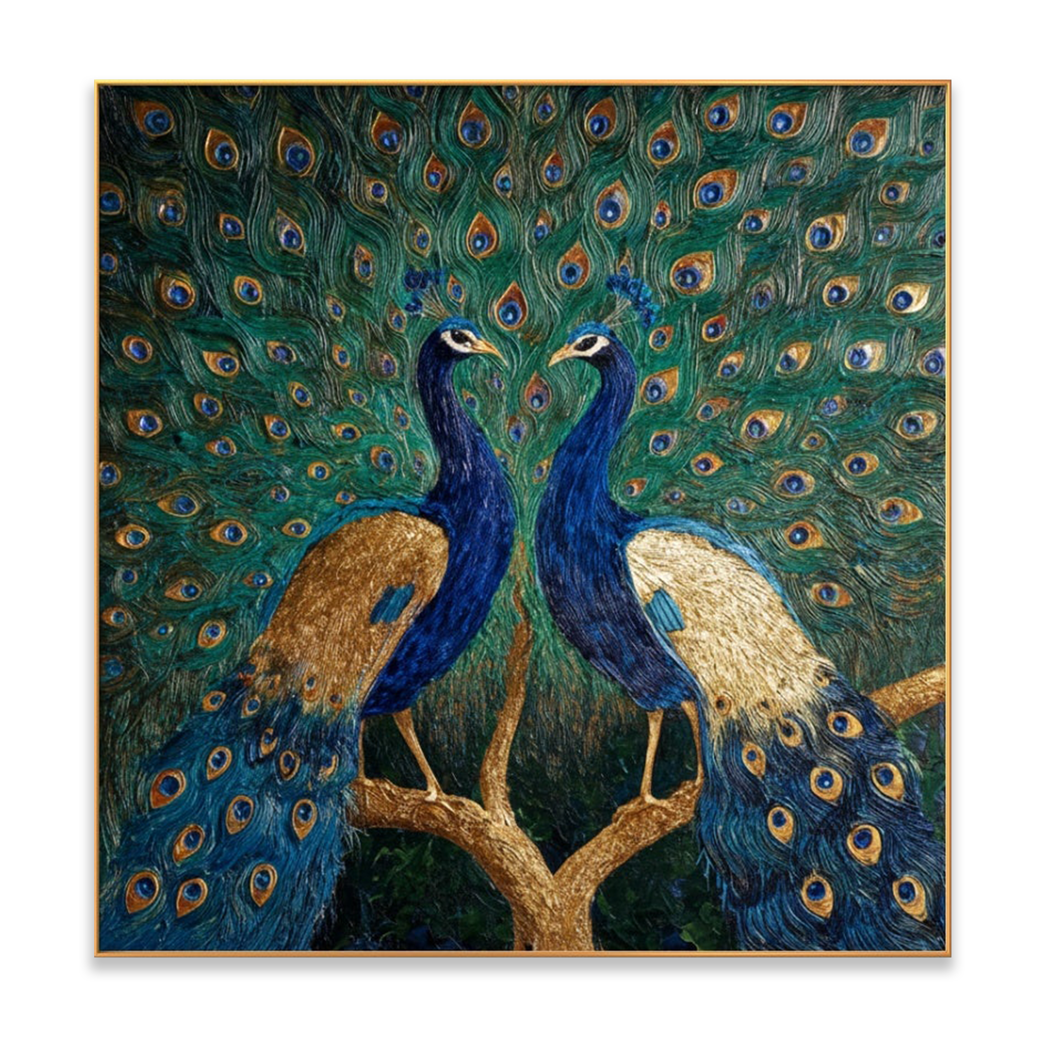 AVIORART The Golden Display Wall Art Canvas