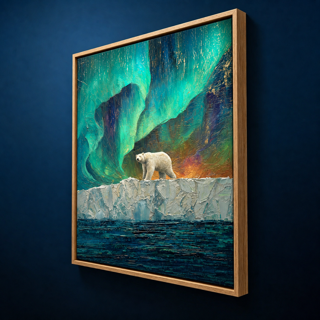 AVIORART The Ice Walker Wall Art Canvas