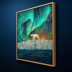 AVIORART The Ice Walker Wall Art Canvas