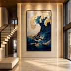 AVIORART The Rising Wave Wall Art Canvas