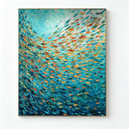 AVIORART The Spiral Reef Wall Art Canvas