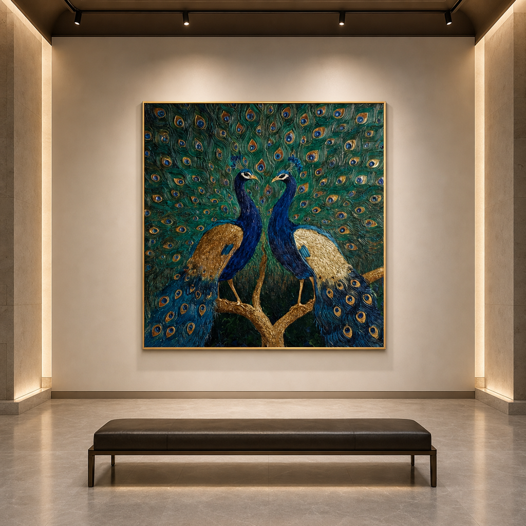 AVIORART The Golden Display Wall Art Canvas
