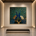 AVIORART The Golden Display Wall Art Canvas