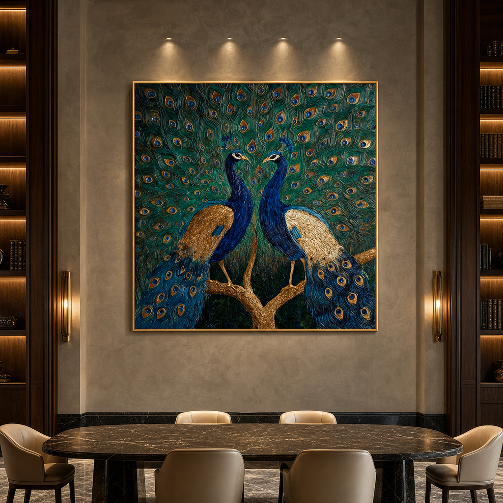 AVIORART The Golden Display Wall Art Canvas