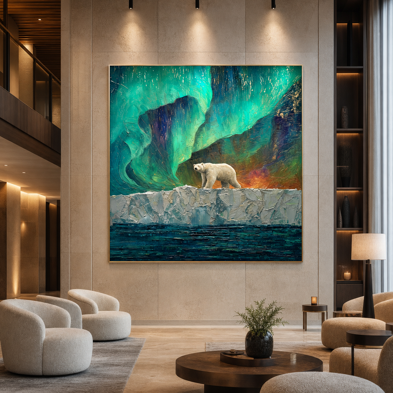 AVIORART The Ice Walker Wall Art Canvas