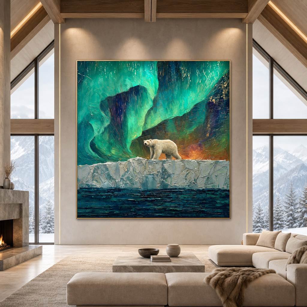 AVIORART The Ice Walker Wall Art Canvas