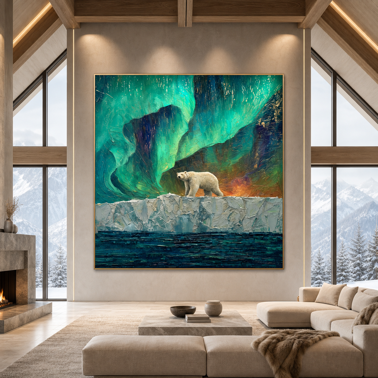 AVIORART The Ice Walker Wall Art Canvas
