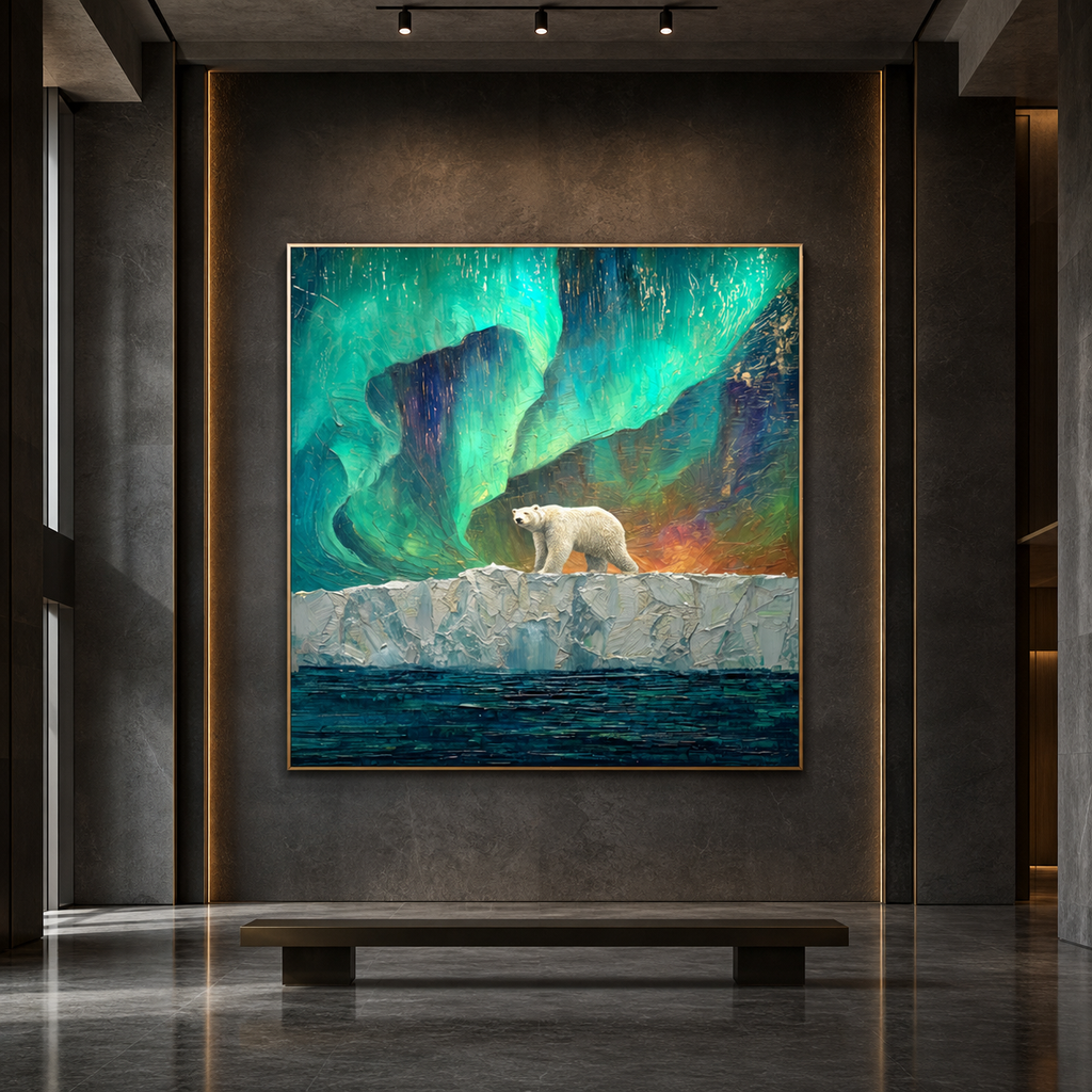 AVIORART The Ice Walker Wall Art Canvas