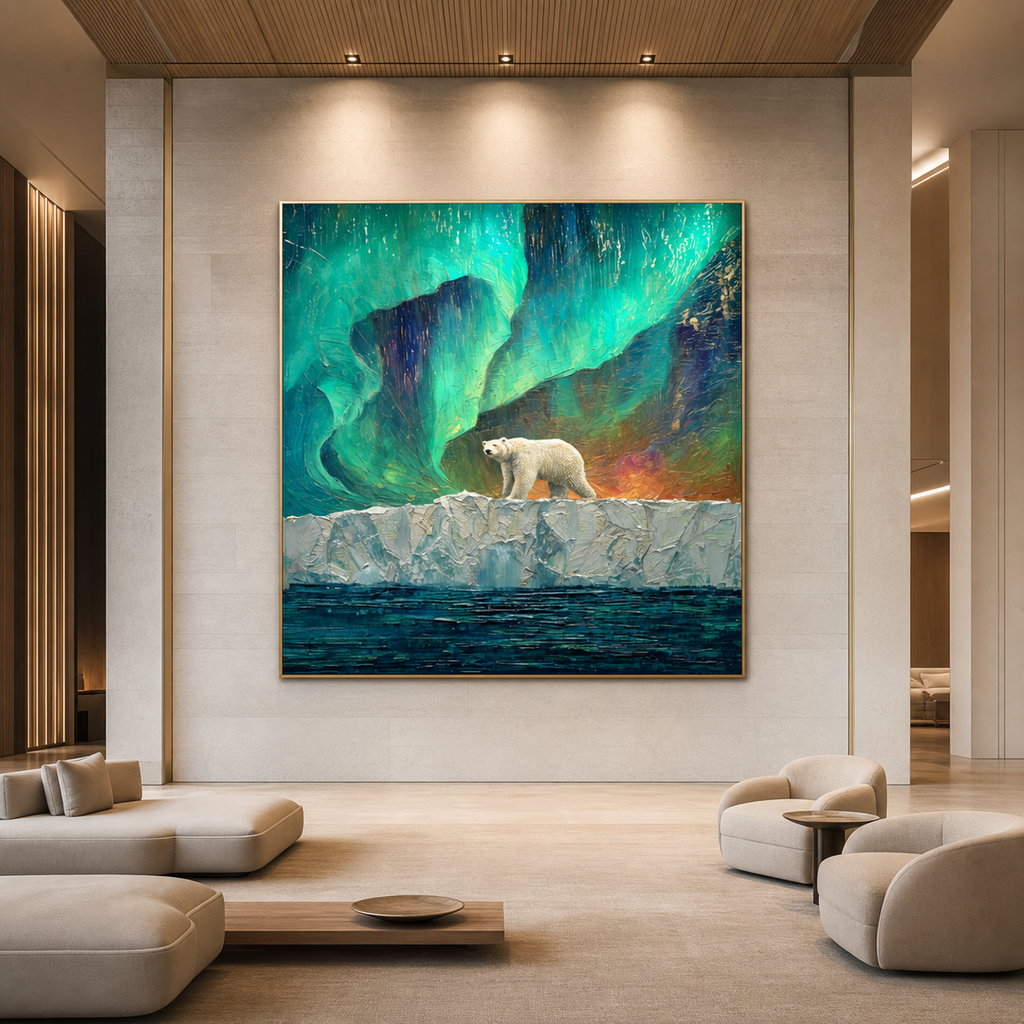 AVIORART The Ice Walker Wall Art Canvas