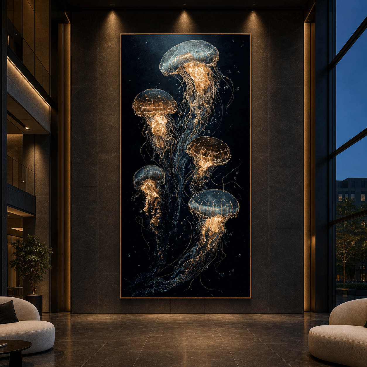 AVIORART The Midnight Ballet Wall Art Canvas