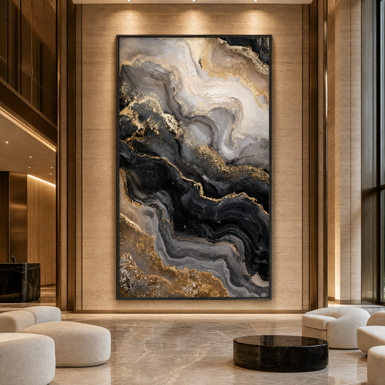 AVIORART The Obsidian Wall Art Canvas