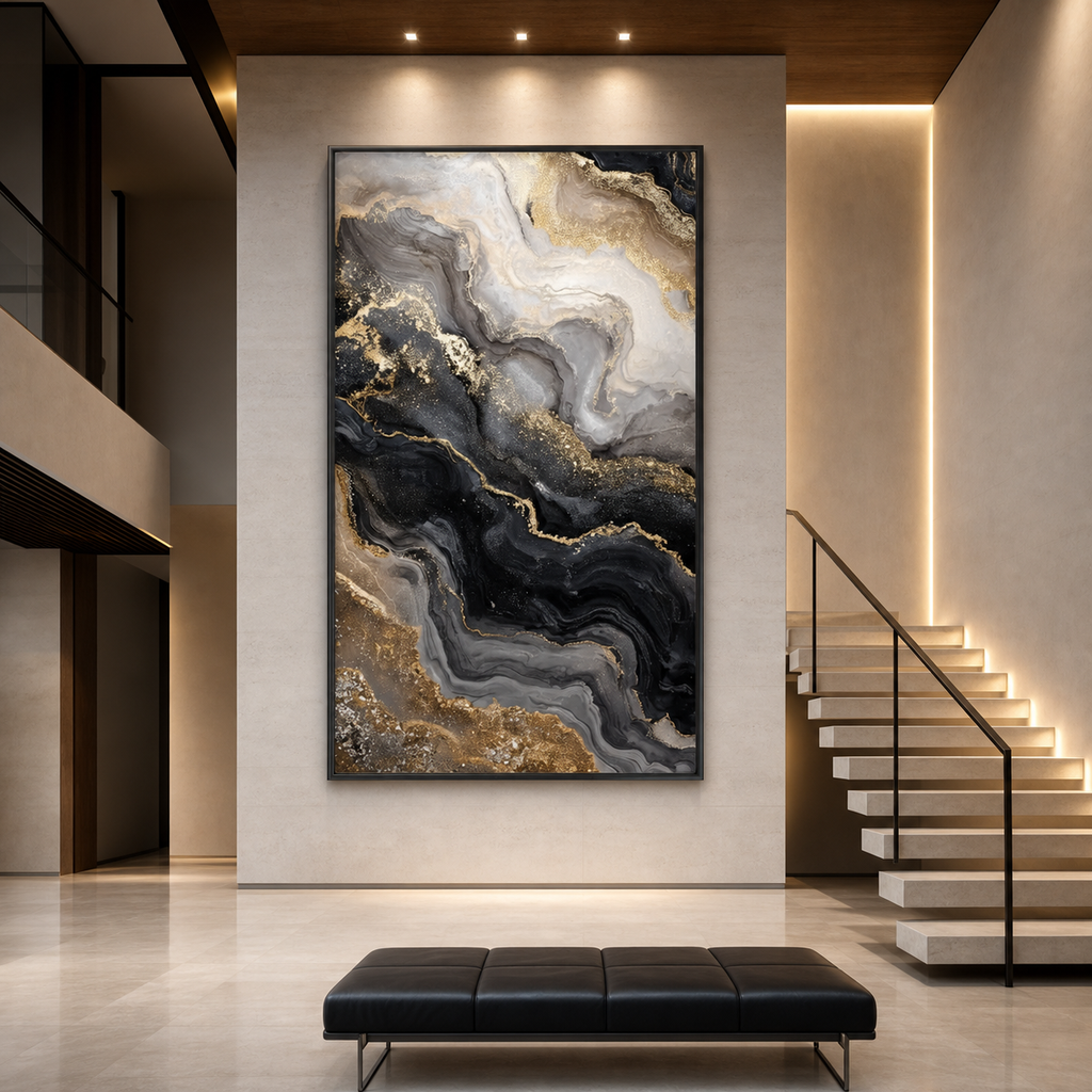 AVIORART The Obsidian Wall Art Canvas