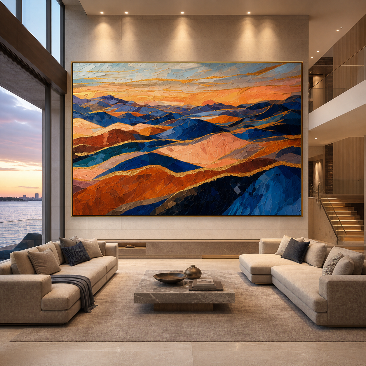 AVIORART The Shape of Distance Wall Art Canvas
