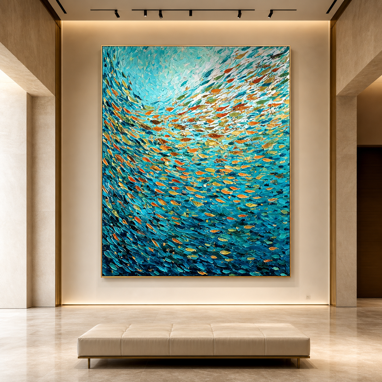 AVIORART The Spiral Reef Wall Art Canvas