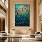 AVIORART The Spiral Reef Wall Art Canvas