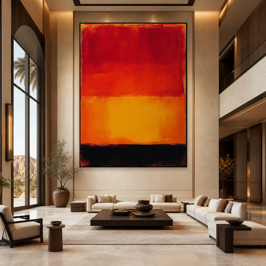 AVIORART The Waking Sun Wall Art Canvas