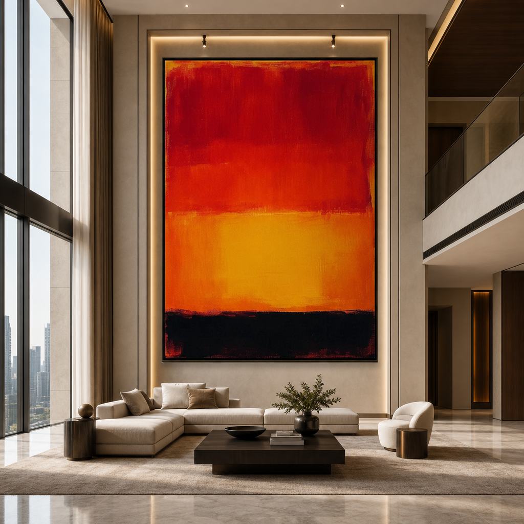 AVIORART The Waking Sun Wall Art Canvas