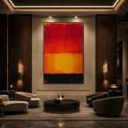 AVIORART The Waking Sun Wall Art Canvas