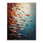 AVIORART Tides of Color Wall Art Canvas