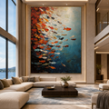 AVIORART Tides of Color Wall Art Canvas