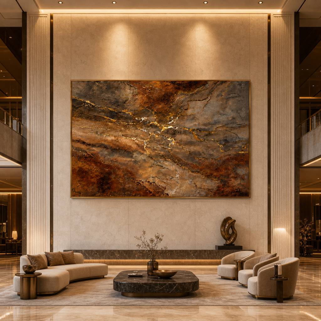 AVIORART Time Stone Wall Art Canvas