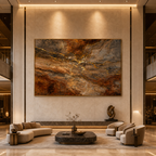 AVIORART Time Stone Wall Art Canvas