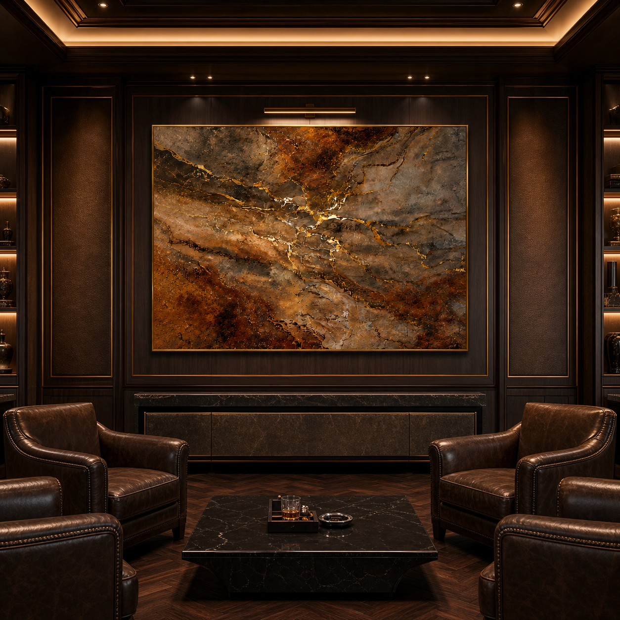 AVIORART Time Stone Wall Art Canvas