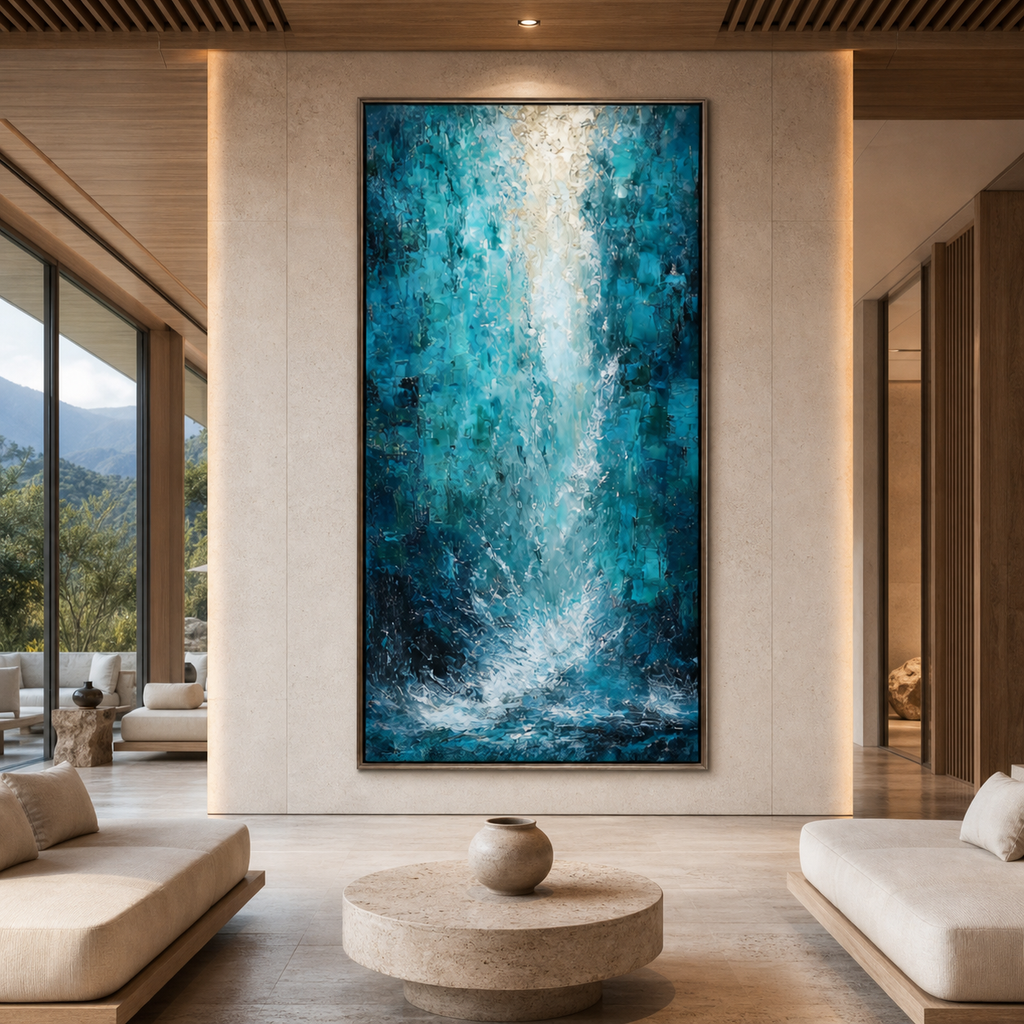 AVIORART Torrential Light Wall Art Canvas