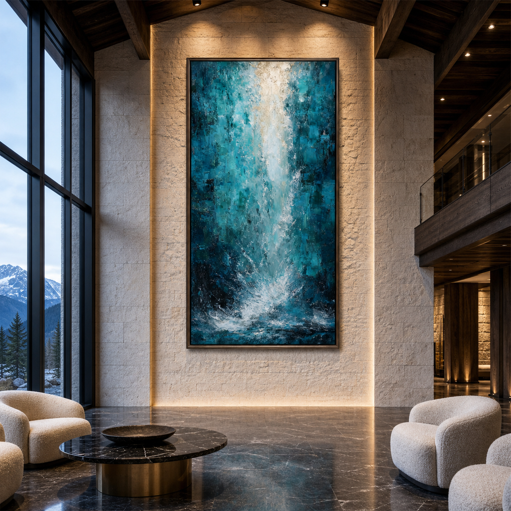 AVIORART Torrential Light Wall Art Canvas