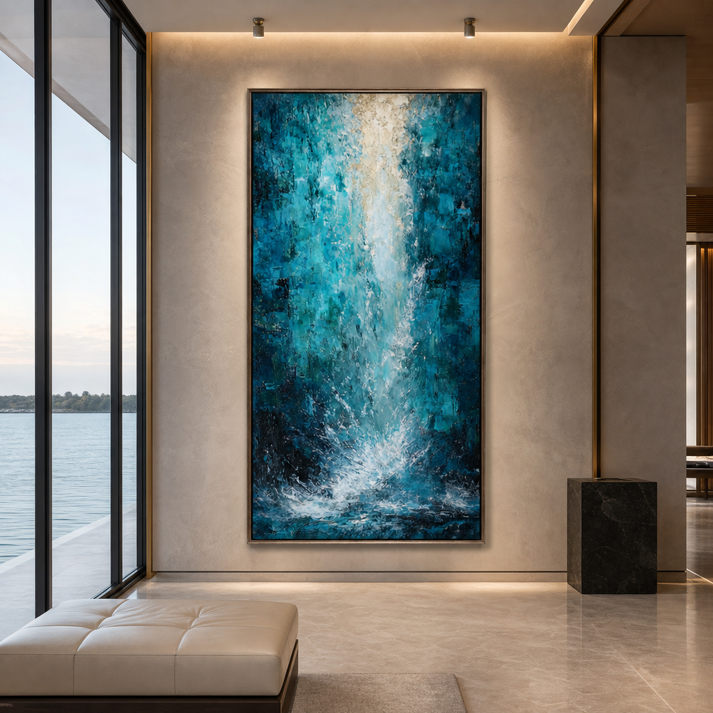 AVIORART Torrential Light Wall Art Canvas