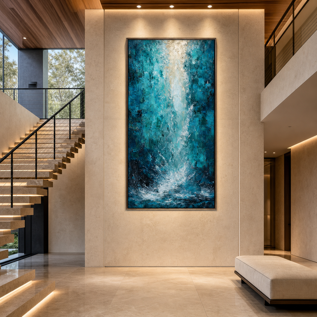 AVIORART Torrential Light Wall Art Canvas
