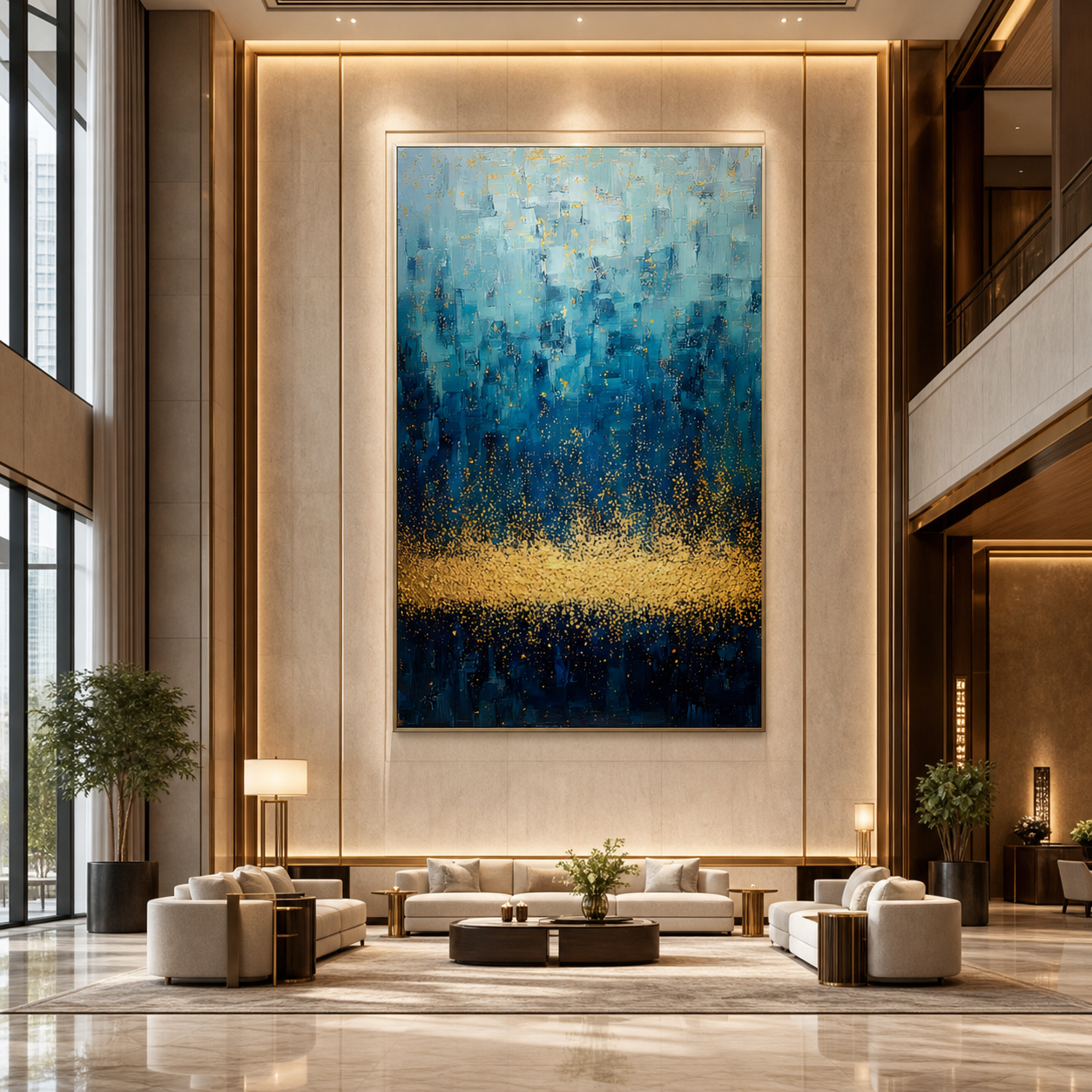 AVIORART Touched by Gold Wall Art Canvas