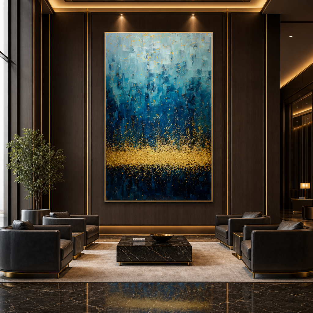 AVIORART Touched by Gold Wall Art Canvas