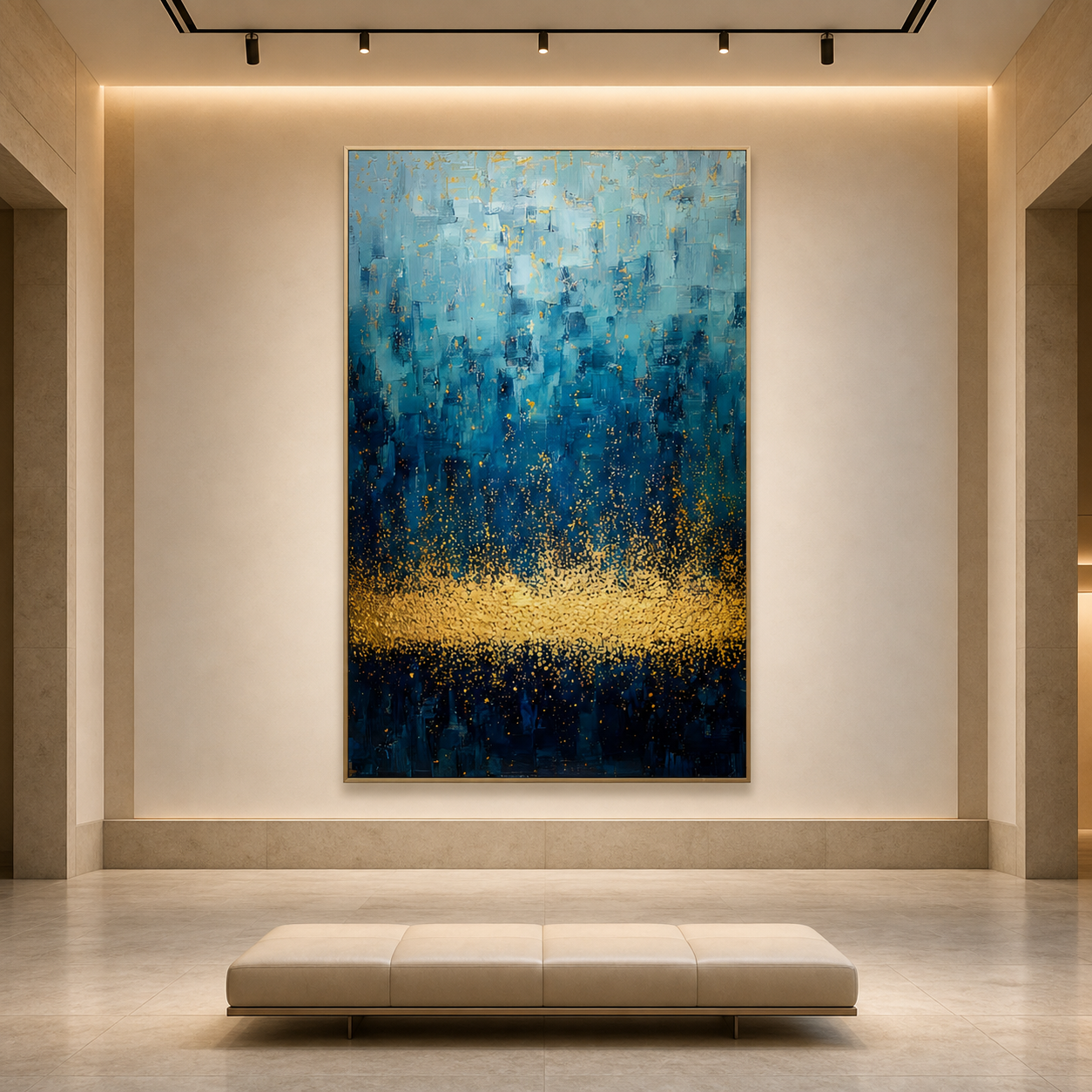 AVIORART Touched by Gold Wall Art Canvas