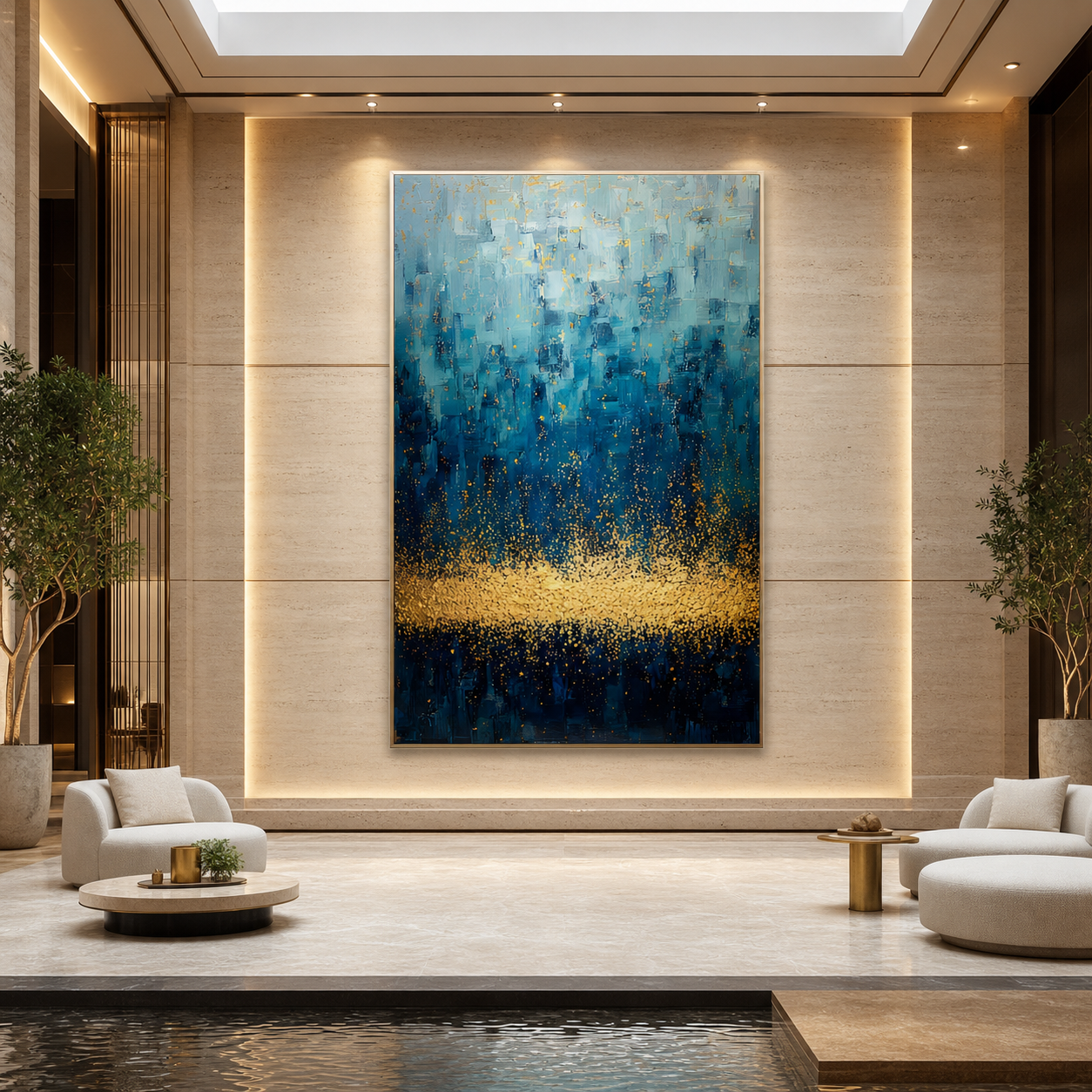 AVIORART Touched by Gold Wall Art Canvas
