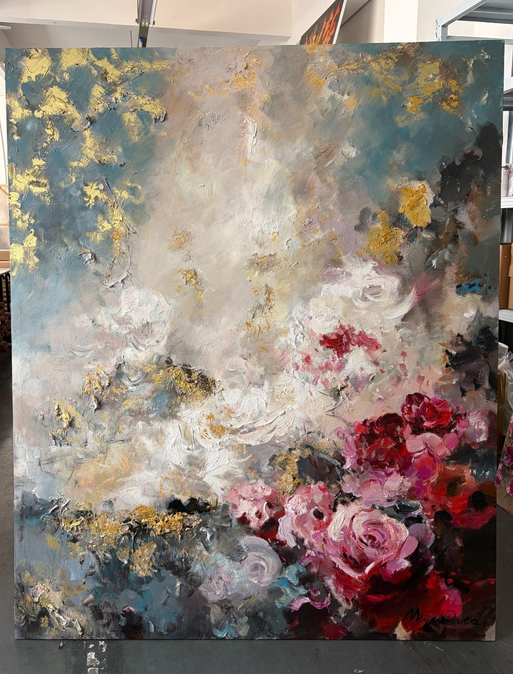AVIORART Ash Roses Wall Art Canvas