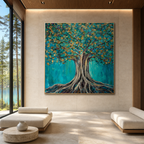 AVIORART Tree of Harmony Wall Art Canvas