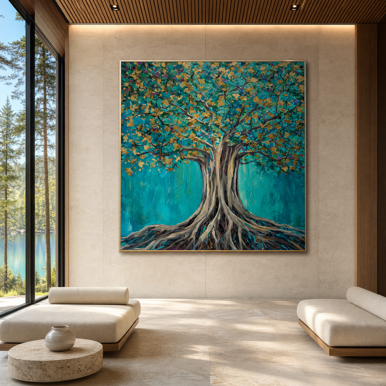 AVIORART Tree of Harmony Wall Art Canvas