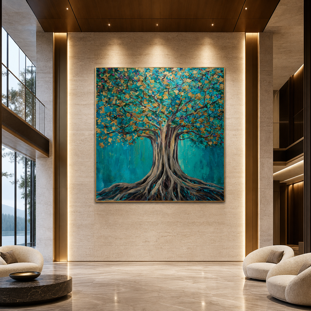 AVIORART Tree of Harmony Wall Art Canvas