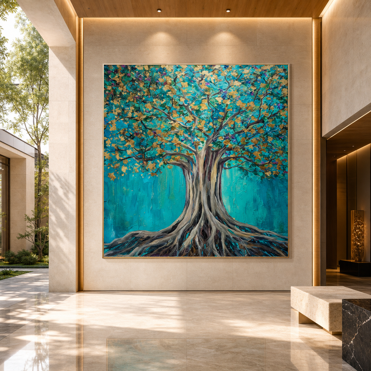 AVIORART Tree of Harmony Wall Art Canvas