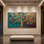 AVIORART Tree of Life Wall Art Canvas
